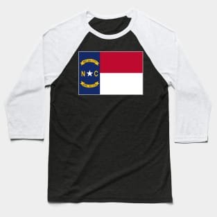 Flag - North Carolina  wo Txt Baseball T-Shirt